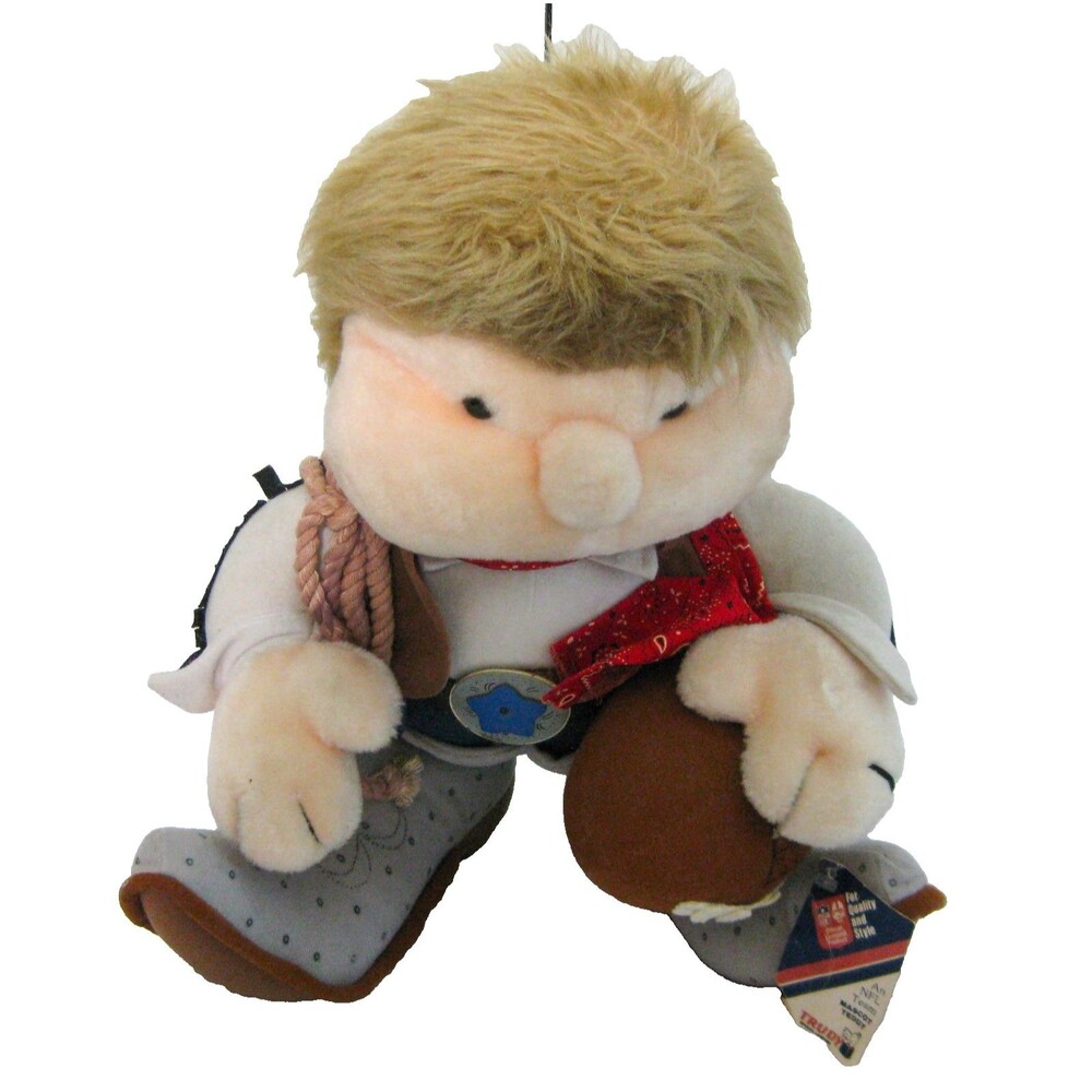 Vintage 1980 DALLAS COWBOYS Plush Mascot Toy Doll (with Tags) Trudy Collectible